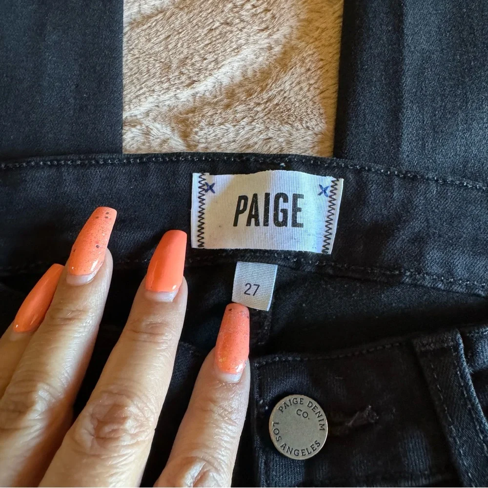 PAIGE Verdugo crop skinny jeans EUC